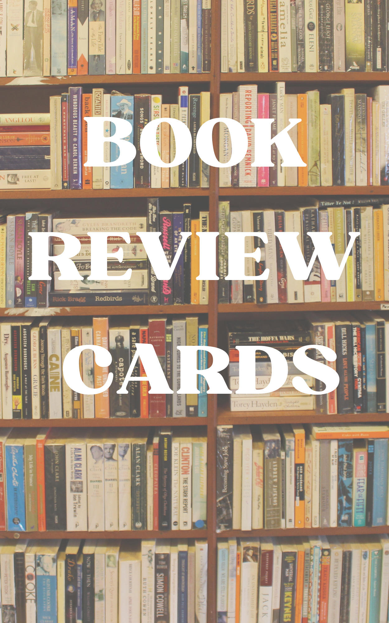 Book Review Cards
