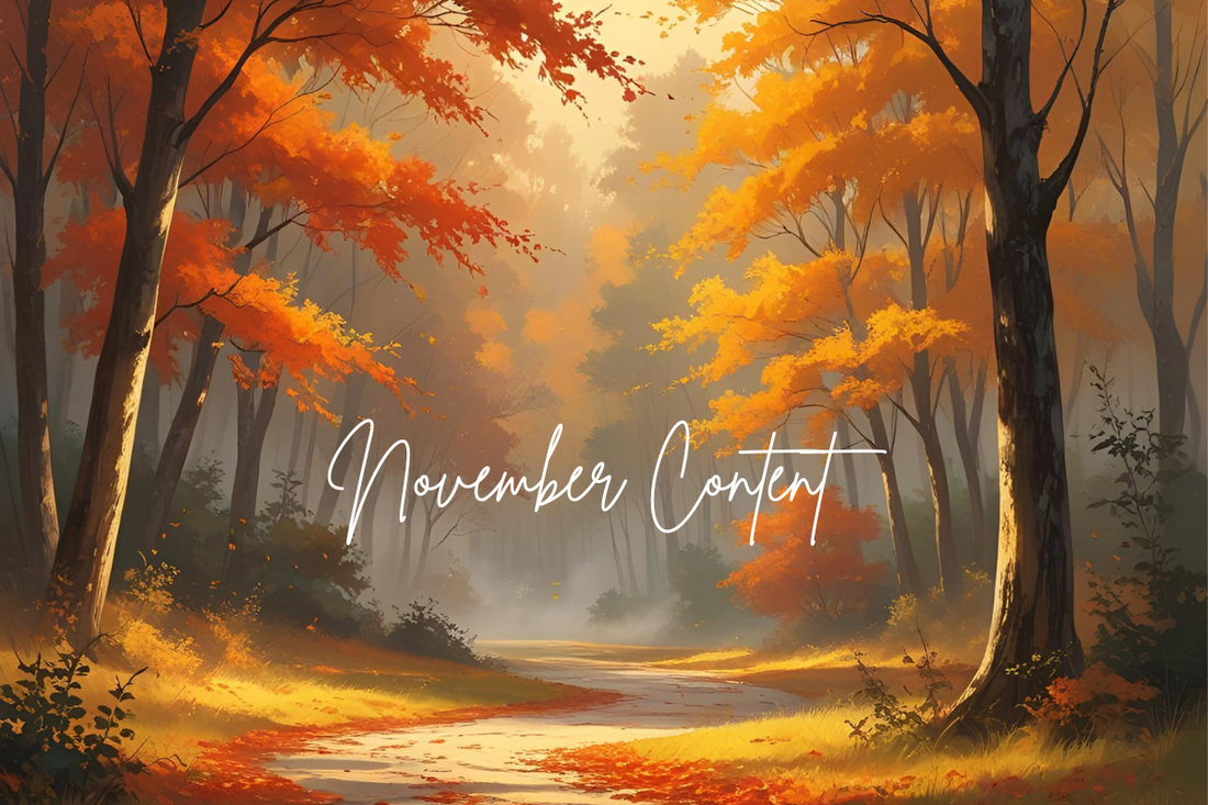 November Content Calendar Ideas Templates