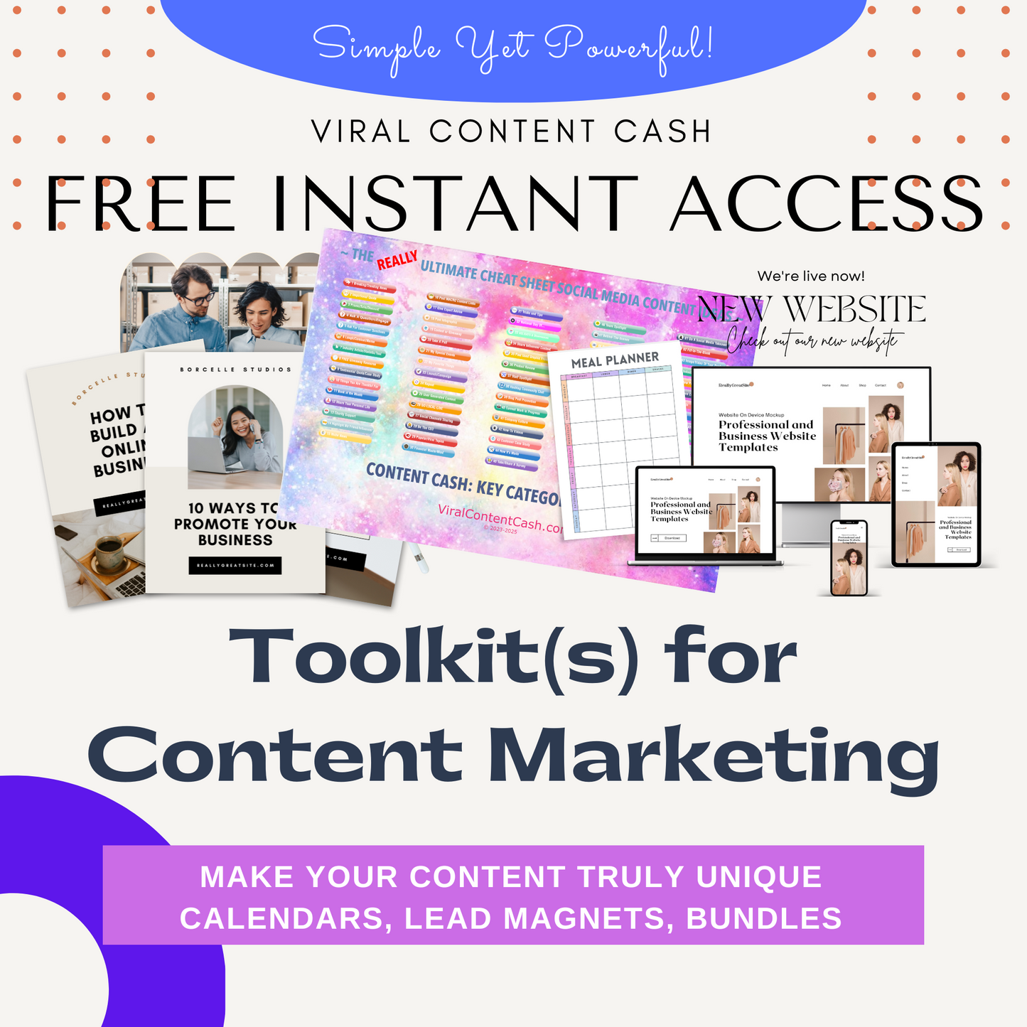 Viral Content Cash Toolkit & Freebies!